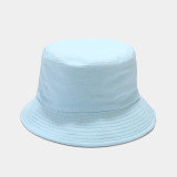 Solid Color Light Plate Outdoor Sun Protection Double-sided Fisherman Hat