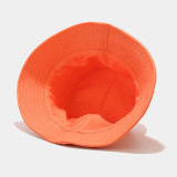 Solid Color Light Plate Outdoor Sun Protection Double-sided Fisherman Hat