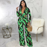 Sexy Fashion Digital Print Chest Strap Two Sets