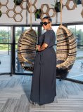 Sexy Fashion Solid Color V-Neck Dress