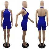Fashion Sexy Casual Solid Color Jumpsuit