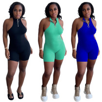 Fashion Sexy Casual Solid Color Jumpsuit