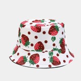 Fruit Pattern Casual Sunscreen Shade Bucket Hat