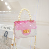 Mini Sheer Pearl Chain Candy Jelly Bag