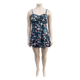 Spring/Summer Print Resort Slip Dress