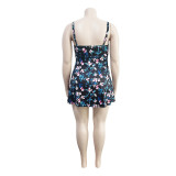 Spring/Summer Print Resort Slip Dress