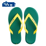 Solid Color Couple Flip-flops Non-slip Wear-resistant Beach Shoes