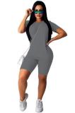 Solid Color Tight Casual Sports Suit