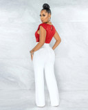 Sexy Fashion Zip Straight Trousers