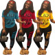 Street Fashion Brand Letter Printing Pants Suit Two-piece Set