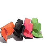 2022 Summer New Square Toe Chunky Heel Sandals