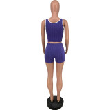 Fitness Yoga Exercise Body Shape Printing Two-piece Set