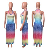 Fashion Print Sleeveless Dress