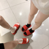 Mao Mao Outer Wear All-match Thick-soled Slippers