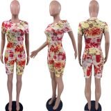 Digital Printing Casual Two Piece Set