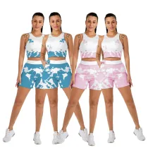 Spring/Summer Tie-Dye Sports Fitness Yoga Set