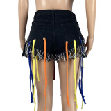 Fashion Sexy String Denim Shorts