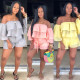Fashion Statement Sports Shorts Ruffle Suit