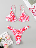 Summer Triangle Bikini Two Piece Swimsuit