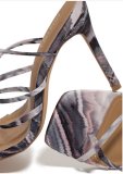 Stiletto Square-toe Loop-toe Strappy Sandals