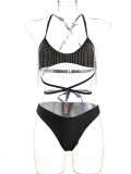 2022 New Fringe Strappy Bikini Swimsuit
