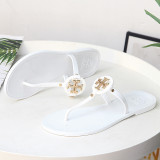 Fashion Flip-Flops PVC Flat Jelly Sandals