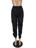 Fashion Open Fork Zipper Waterproof Casual Pants