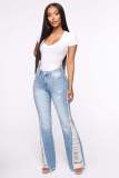 Casual Bag Hip Ripped Jeans