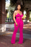 Sexy Cutout Micro Flare Jumpsuit