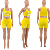 New Printed Casual Fashion Sports Suit