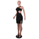 Sexy Slit Cutout Slim Dress