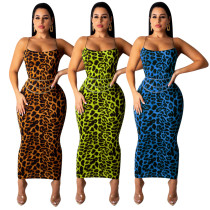 Sexy Leopard Sling Dress
