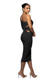 Oblique Shoulder Slim Sexy Single Sleeve Temperament Package Hip Dress