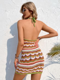 Sexy Backless Vacation Beach Strap Dress