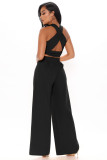 Show Navel Vest Straight Leg Flared Pants Casual Two-piece Set