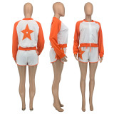 Fashion Casual Long Sleeve Sweater Two Piece Set