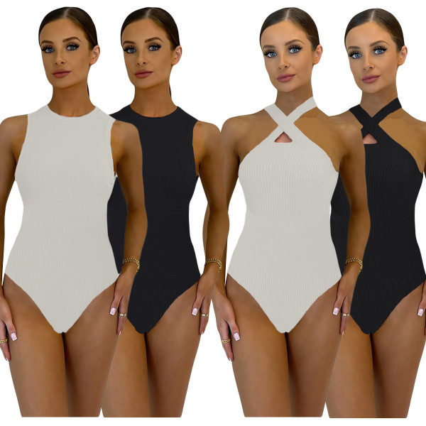 Solid Color Breathable Sexy Home Bodysuit