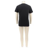 Casual And Comfortable Cotton Round Neck T-shirt