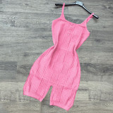 Casual Woven Sling Jumpsuit