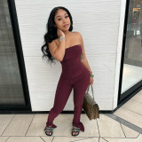 Stylish Casual Off-the-shoulder Jumpsuit