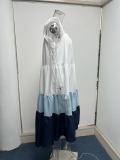 Colorblock Square Neck Camisole Dress