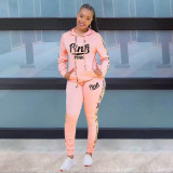 Best Selling In Fashion Letters Hoodie Tracksuit