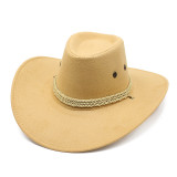 Suede Outdoor Shade Big Brim Cowboy Hat