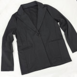 Solid Color Temperament Casual Suit Two-piece Suit
