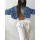 Soft Lace Ladies Denim Jacket