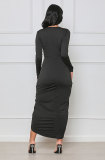 Sexy Long Sleeve Cutout Skinny Dress