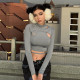 Solid Color Turtleneck Pullover Long Sleeve Cutout Casual Top