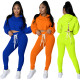 Fashion Dew Waist Tie Hooded Two-Piece Set