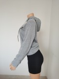 Trendy Plus Fleece Hooded Sweater