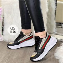 Round Toe Color Blocking Shoes